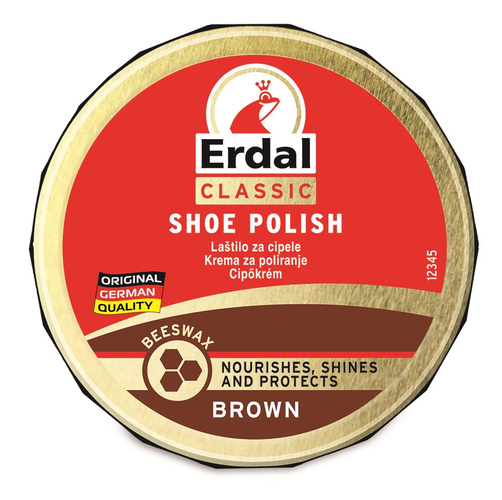 ERDAL Krém na hnědou obuv 55 ml Krém na boty