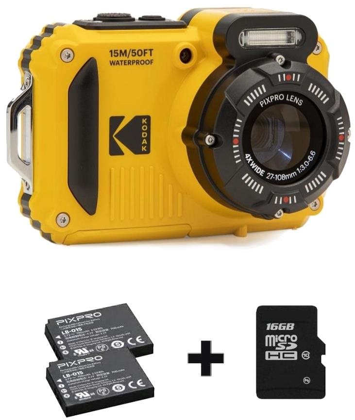 Kodak WPZ2 Yellow bundle Digitális fényképezőgép