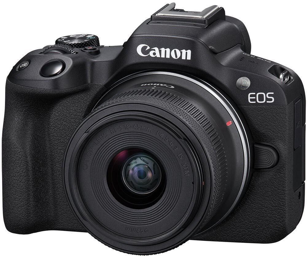 Canon EOS R50 fekete + RF-S 18-45mm f/4.5-6.3 IS STM Digitális...