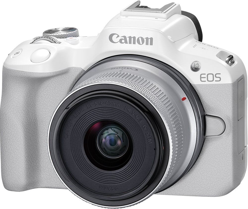 Canon EOS R50 bílá + RF-S 18-45mm f/4.5-6.3 IS STM Digitální...