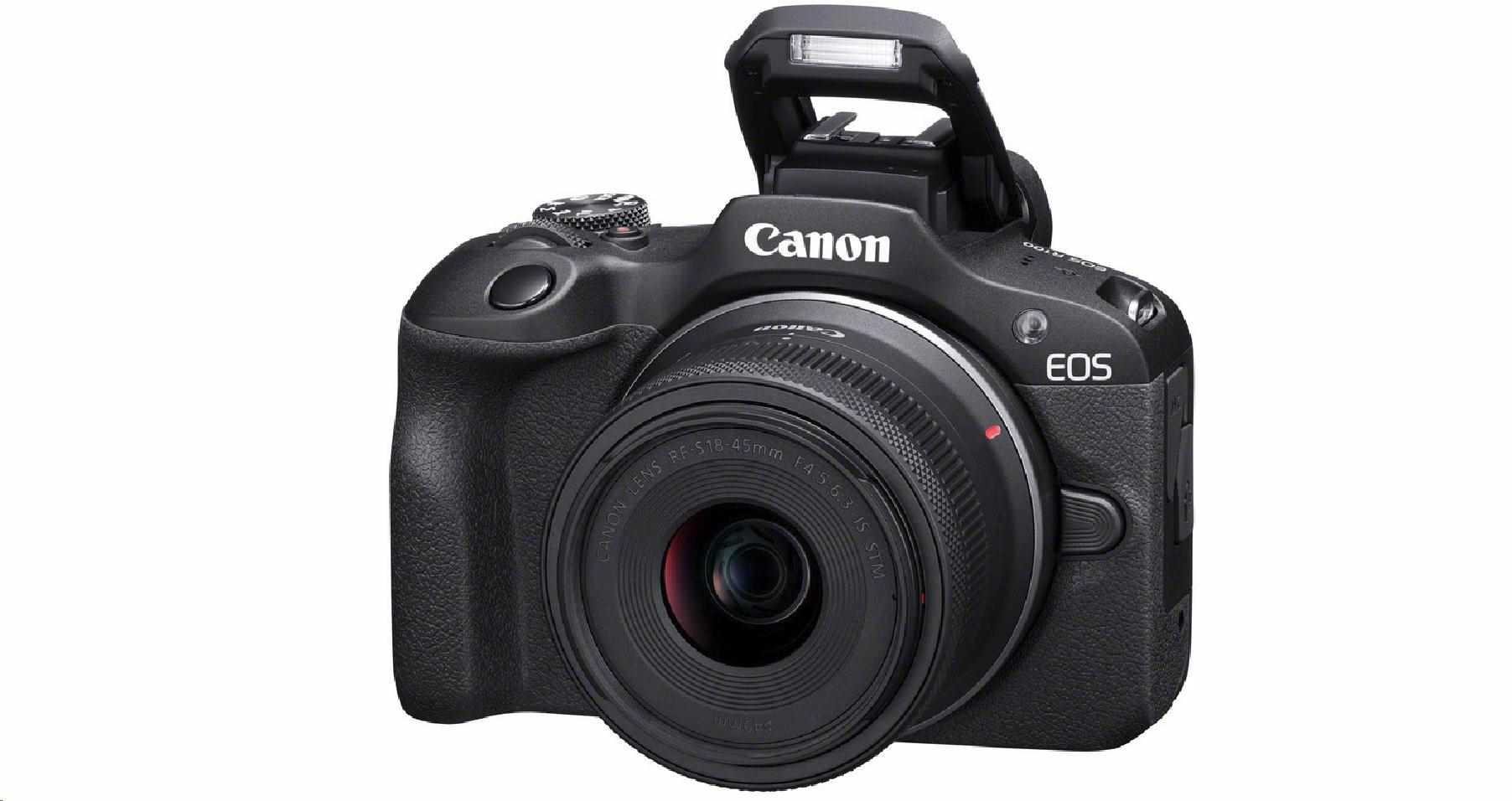 Canon EOS R100 + RF-S 18-45mm IS STM Digitális fényképezőgép