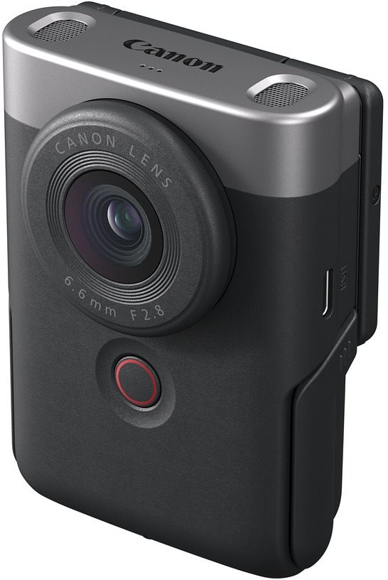 Canon PowerShot V10 Vlogging Kit ezüst színben Digitális videókamera