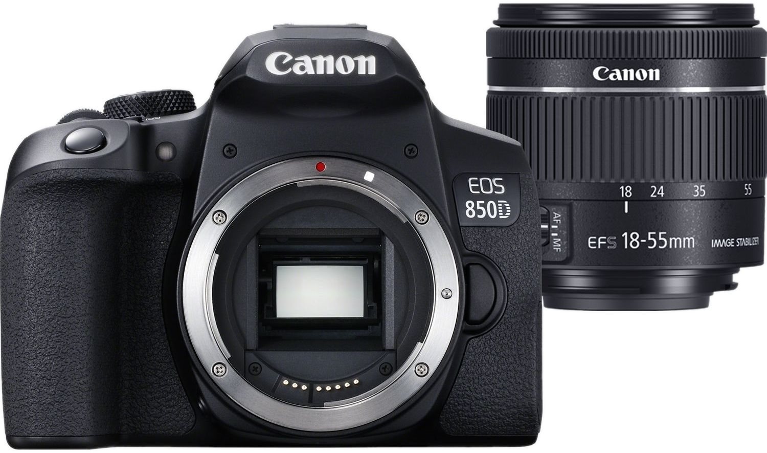 Canon EOS 850D + EF-S 18-55 mm f/3,5-5,6 IS STM Appareil photo...