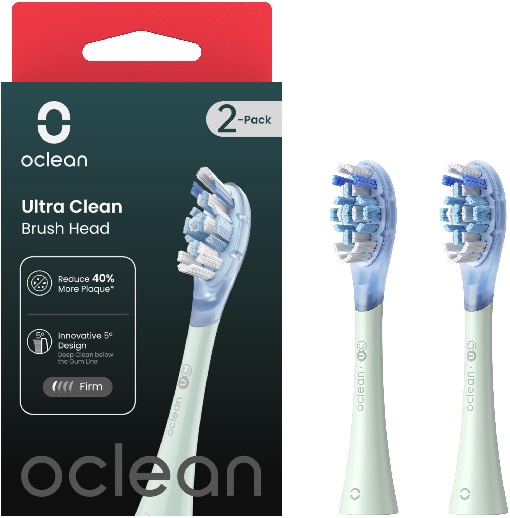 Oclean Ultra Clean UC01 2 ks, zelené Náhradné hlavice k zubnej kefke