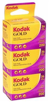 Kodak Gold 200/135-36 3-pack Fényképezőgép film