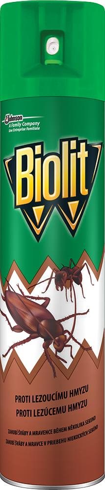 BIOLIT Plus, sprej proti lezúcemu hmyzu, 400 ml Odpudzovač hmyzu