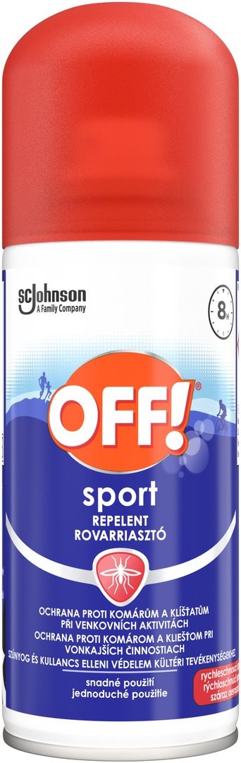 OFF! Sport, rýchloschnúci sprej, 100 ml Repelent