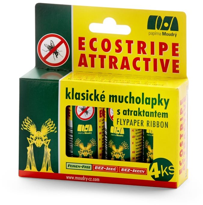 PAPÍRNA MOUDRÝ - Mucholapka, 4 ks Mucholapka