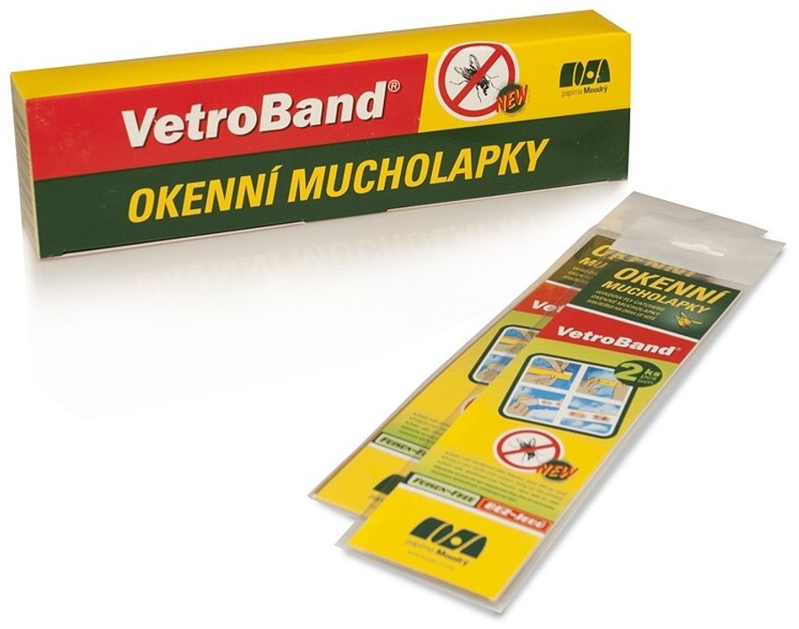 PAPÍRNA MOUDRÝ - Okenná mucholapka, 2 ks Mucholapka
