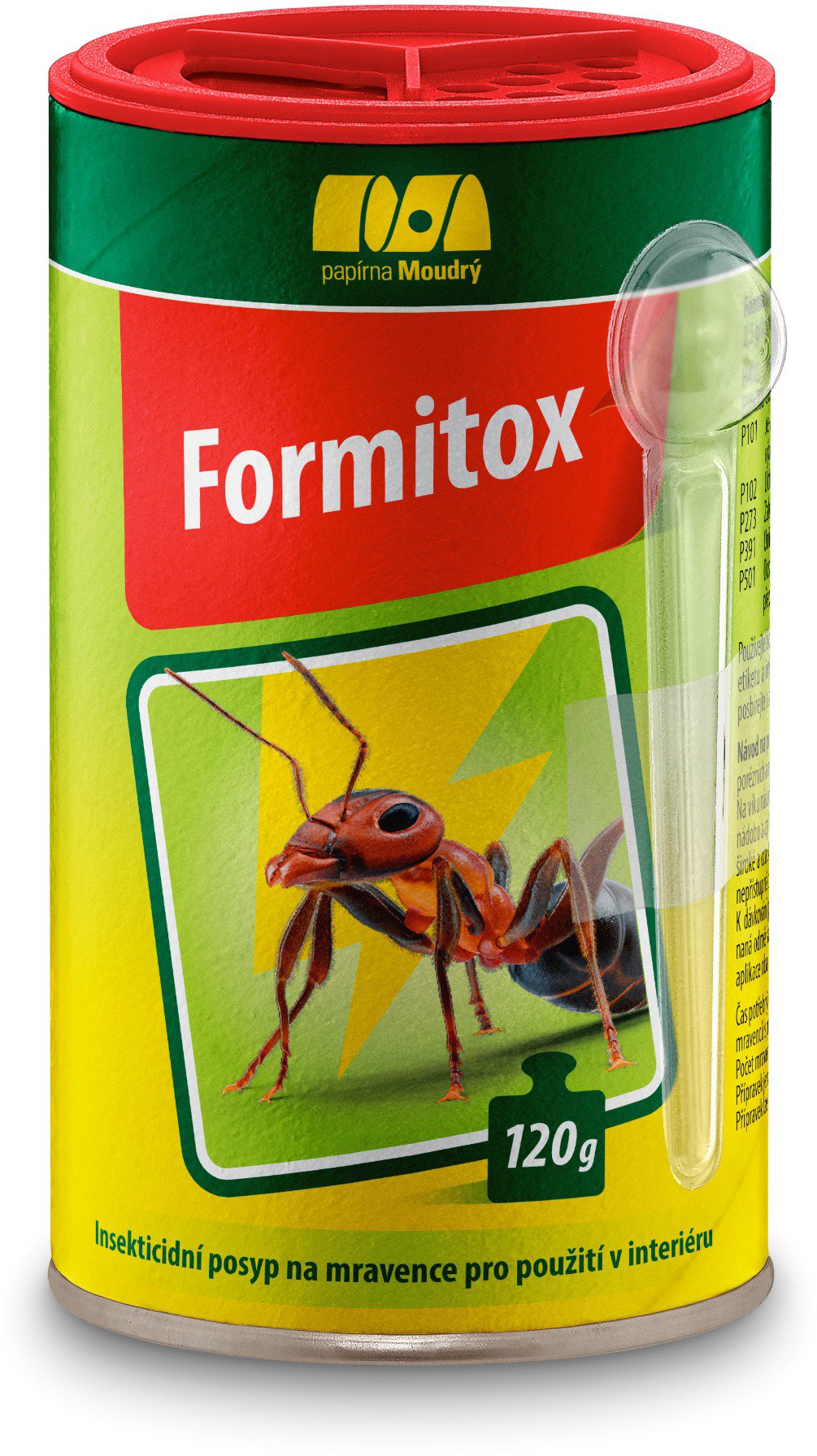 PAPÍRNA MOUDRÝ - Návnada na hubenie mravcov extra, 120 g Mucholapka