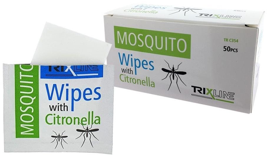 TRIXLINE, vlhčené repelentné obrúsky s citronelou, 50 ks Odpudzovač...