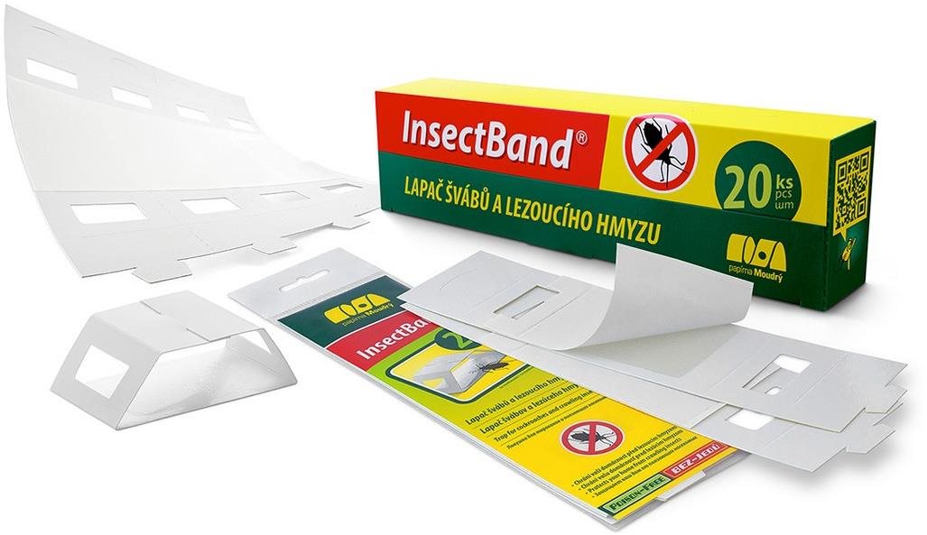 PAPÍRNA MOUDRÝ InsectBand, lapač švábov, 2 ks Lapač hmyzu