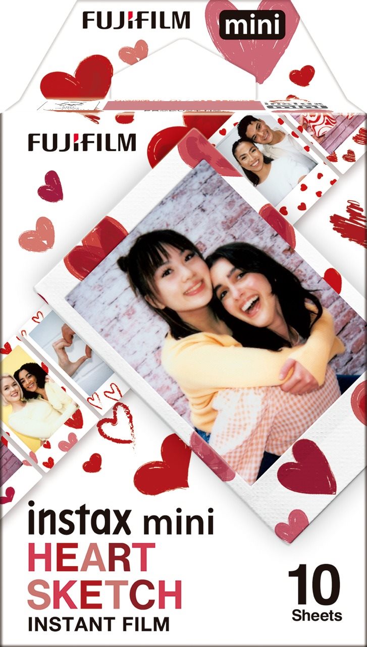 FujiFilm film Instax mini Heart Sketch WW1 Fotopapier