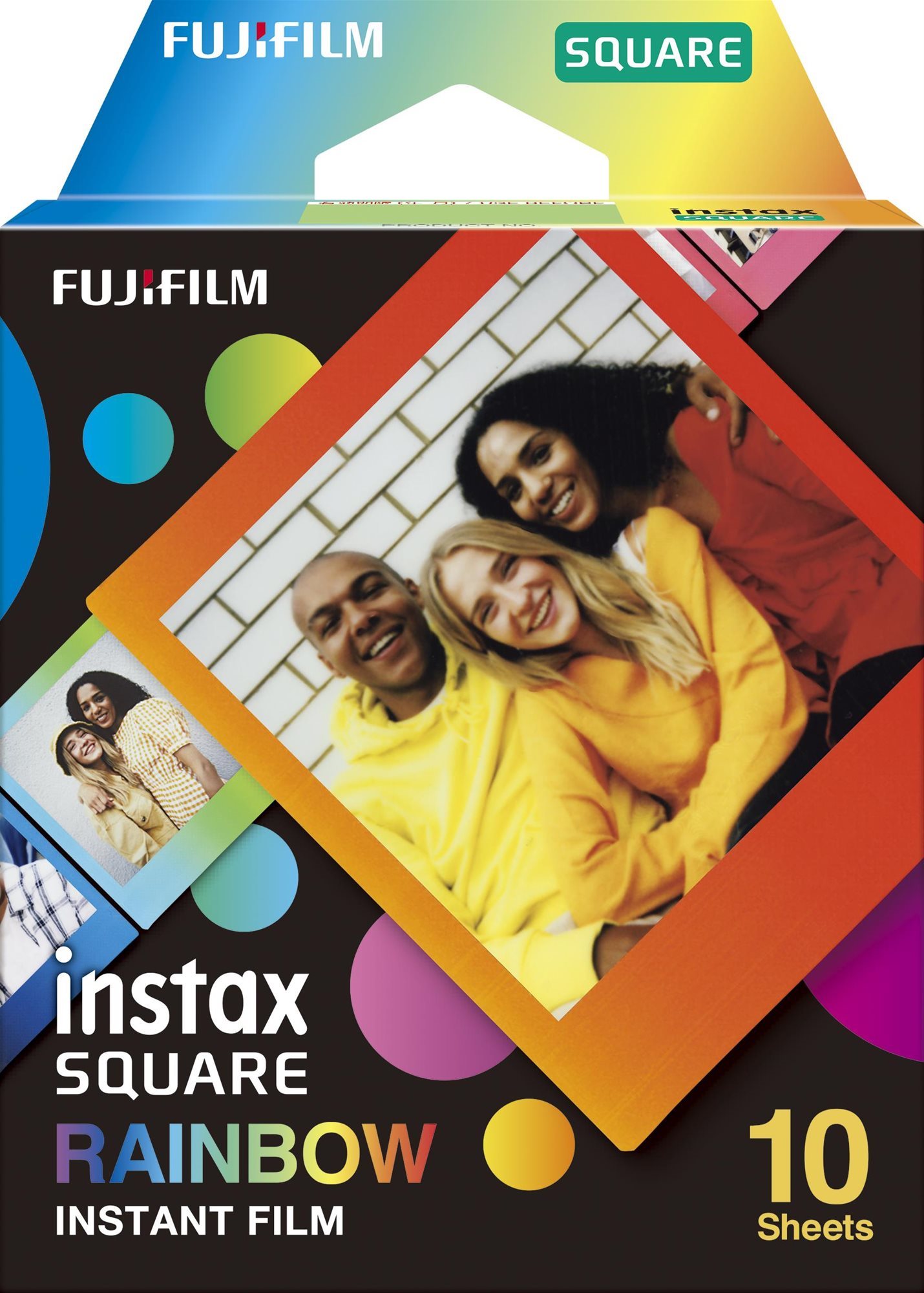FujiFilm film Instax square Rainbow 10 ks Fotopapier