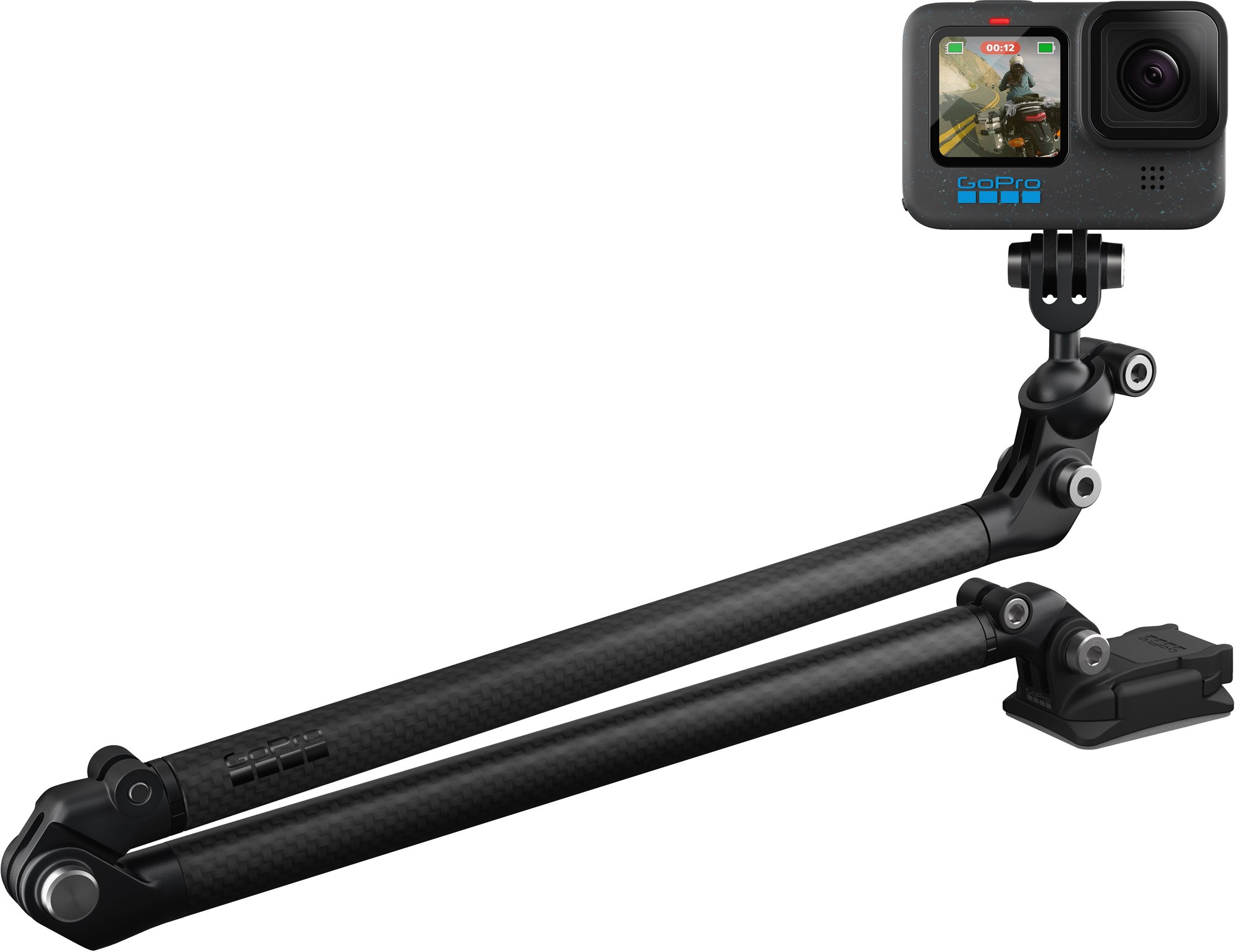 GoPro Boom + nalepovacie držiaky Držiak