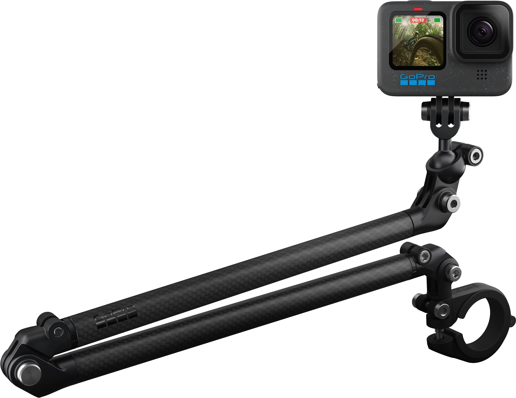 GoPro Boom + tartó rúdra (Boom + Bar Mount) Tartó