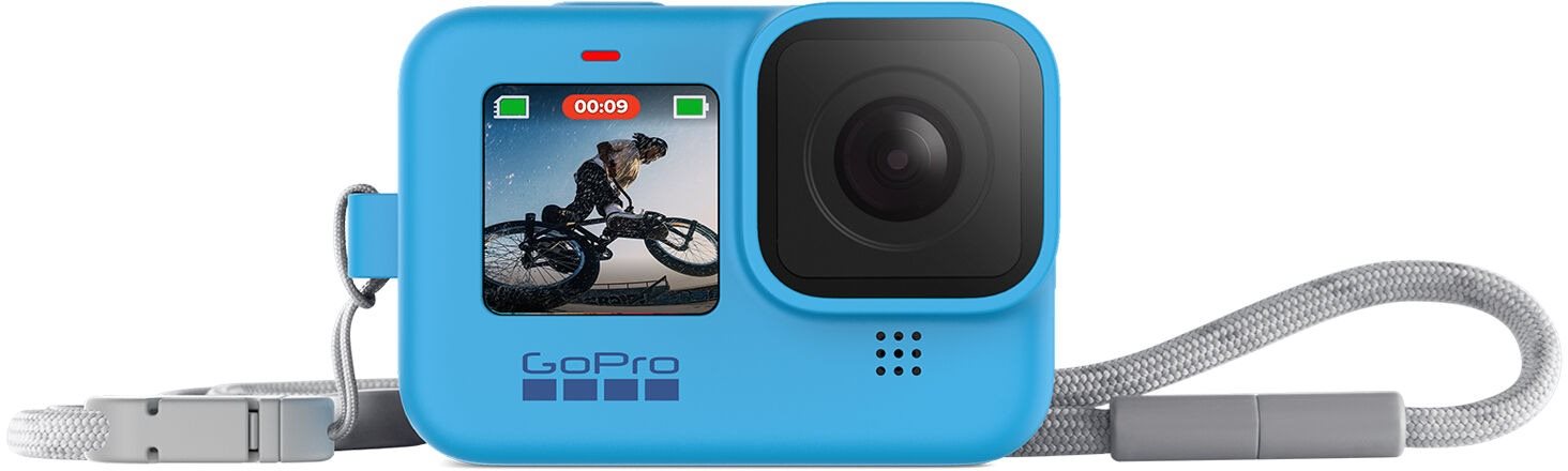 GoPro Tok + zsinór (kék) (Sleeve + Lanyard Blue) Kameratok