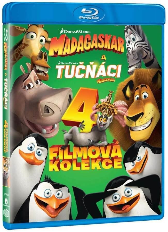 Magic Box Madagaskar 1 – 3 + Tučniaci z Madagaskaru kolekcia (4...