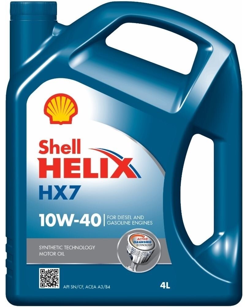 SHELL HELIX HX7 10W-40 4 l Motorový olej
