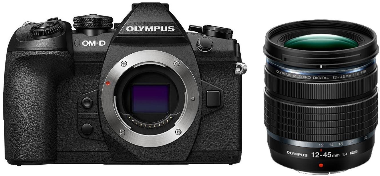 Olympus OM-D E-M5 Mark III + 12 – 45 mm f/4 PRO čierny Digitálny...