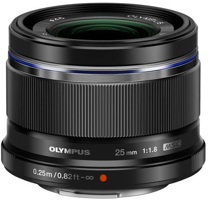 M. ZUIKO DIGITAL 25mm f/1.8 noir Objectif