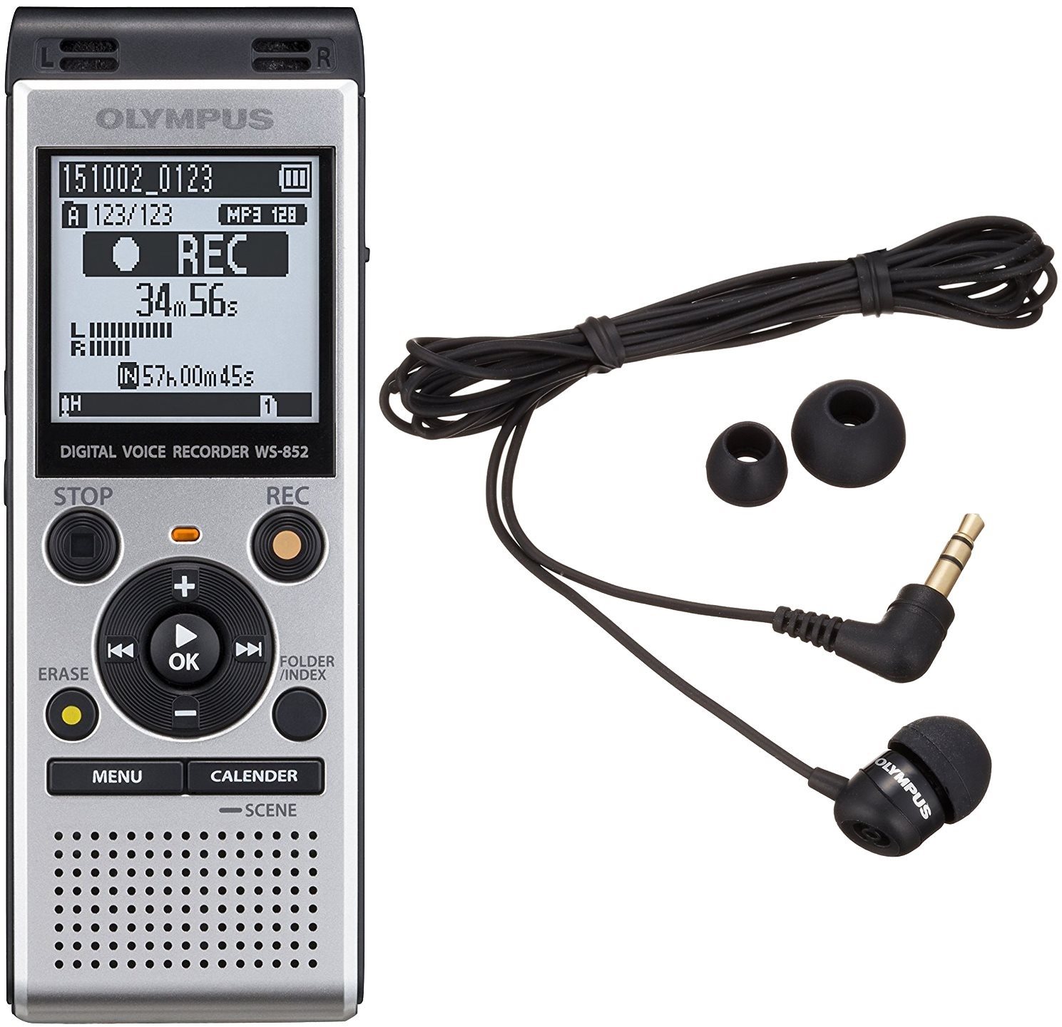 Olympus WS-852 + TP-8 Telephone Pickup Enregistreur vocal