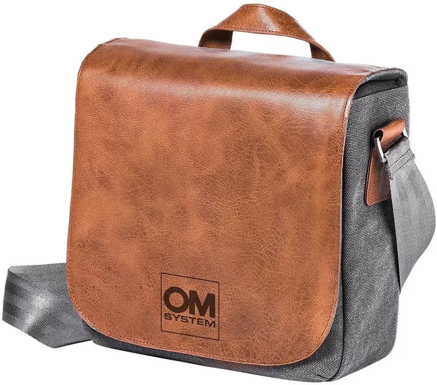 OM System OM-D Messenger Bag Leather incl. Strap - Mini Fotós táska