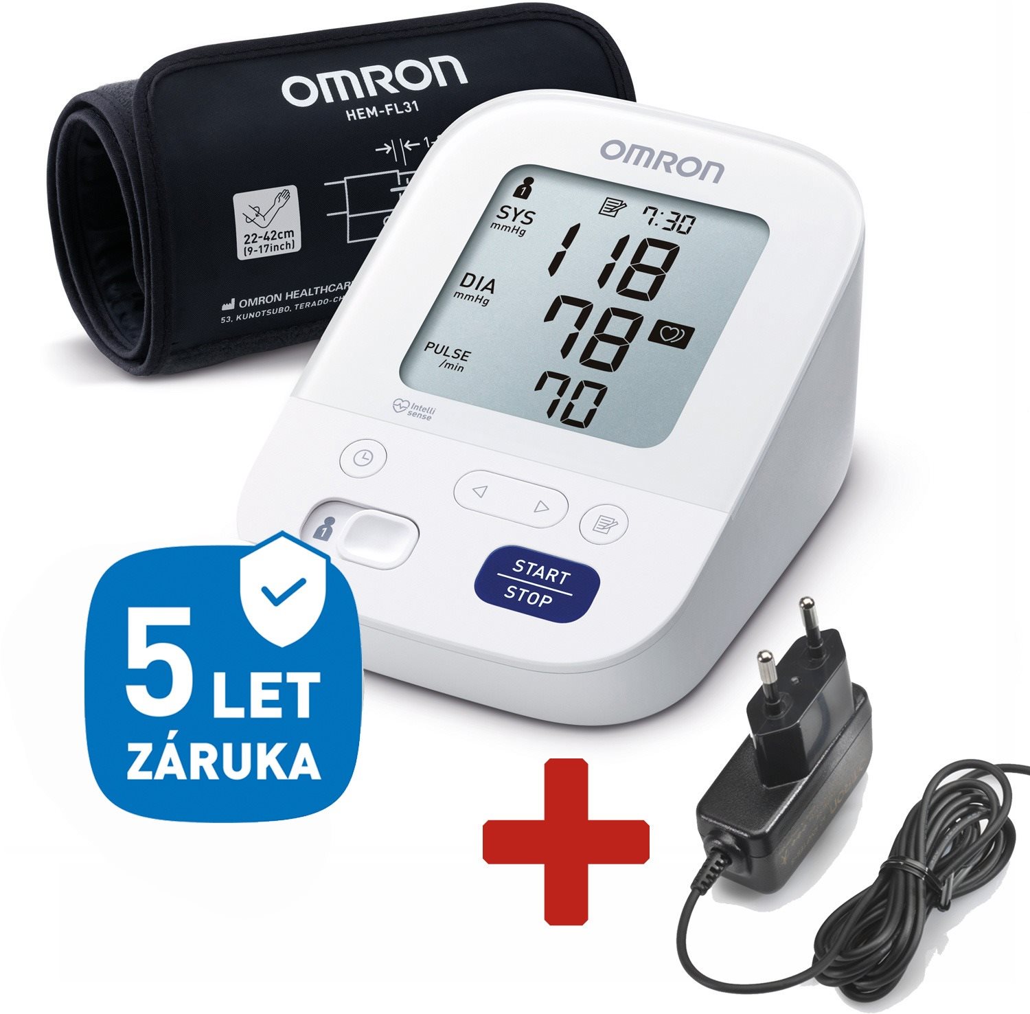 Omron M400 Comfort + FORRÁS (SZETT) Vérnyomásmérő