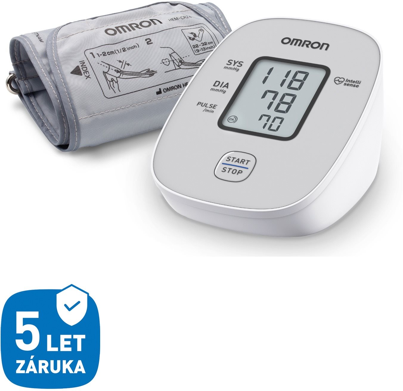Omron M2 Basic new, 5rokov záruka Tlakomer