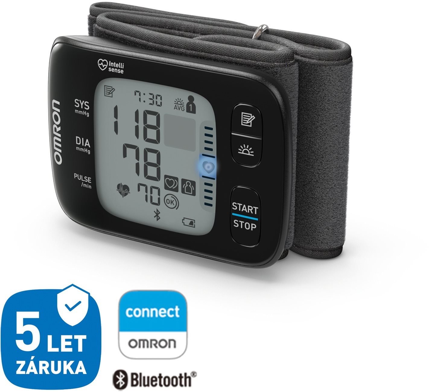 OMRON RS7 Intelli IT, 5rokov záruka Tlakomer