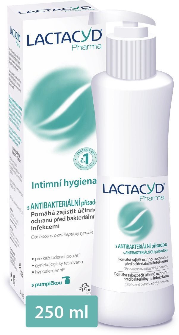 LACTACYD Pharma Antibakteriální 250 ml Intimní gel