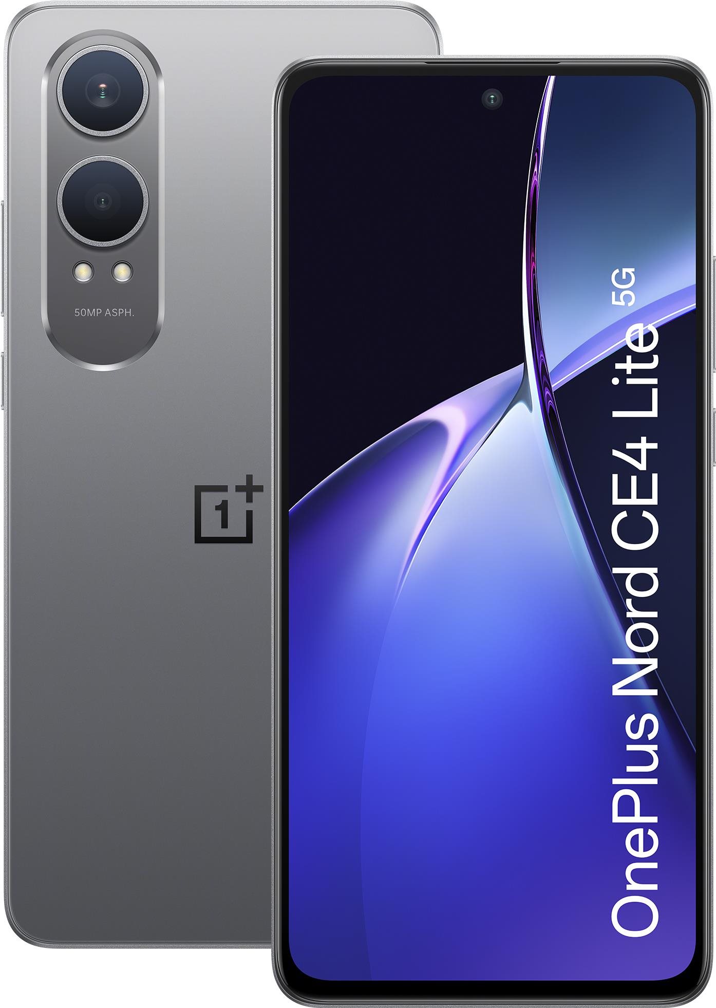 OnePlus Nord CE 4 Lite 5G 8GB/256GB Super Silver Mobiltelefon