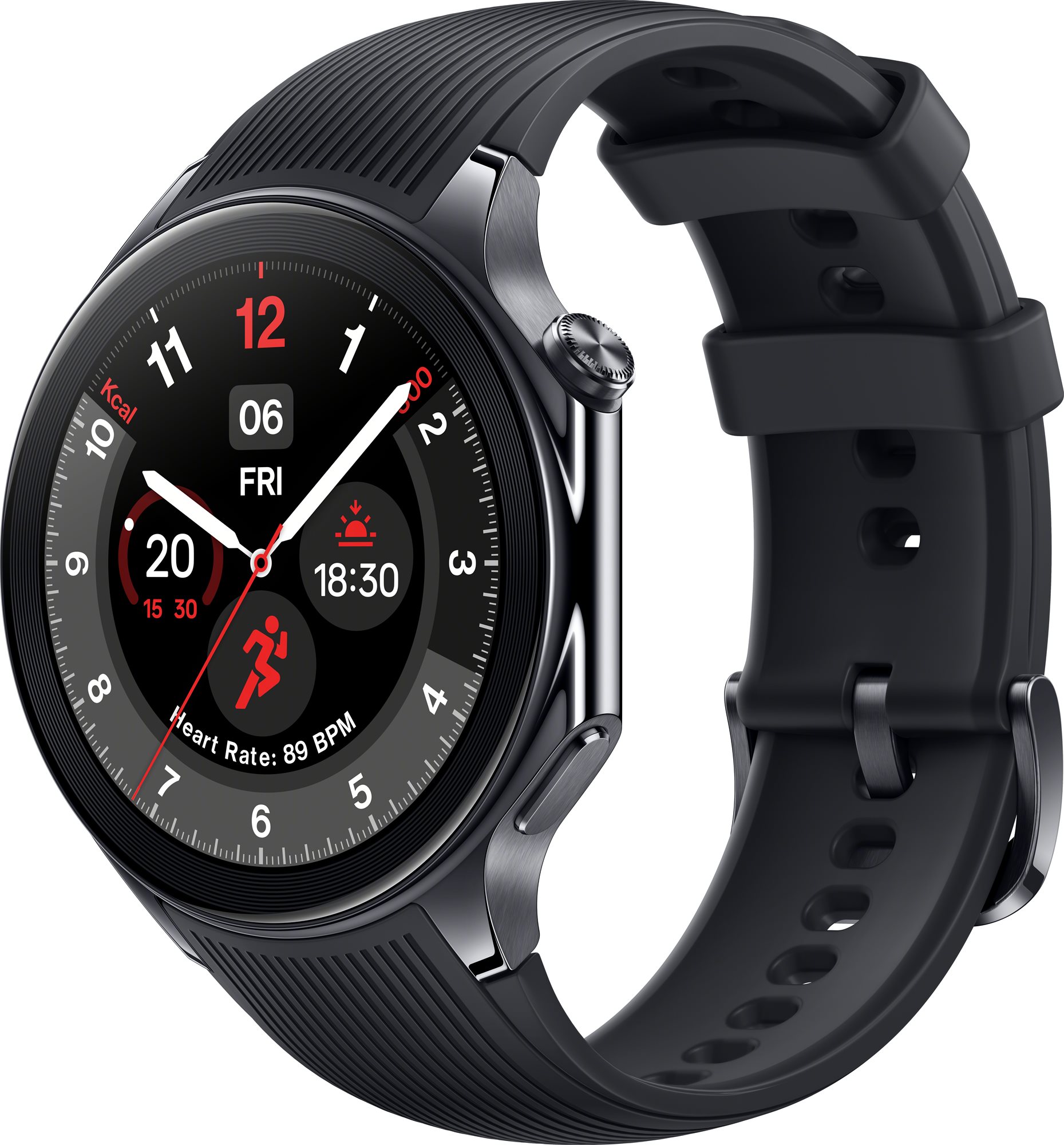 OnePlus Watch 2 Black Steel Okosóra