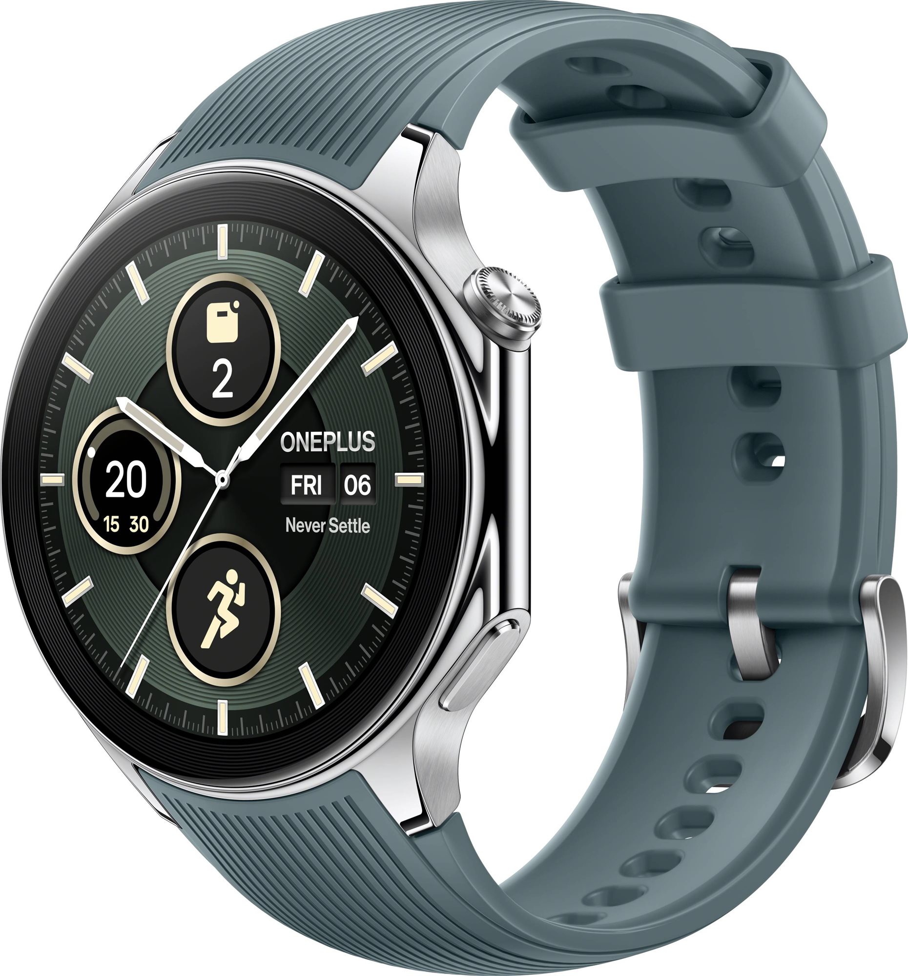 OnePlus Watch 2 Radiant Steel Smartwatch