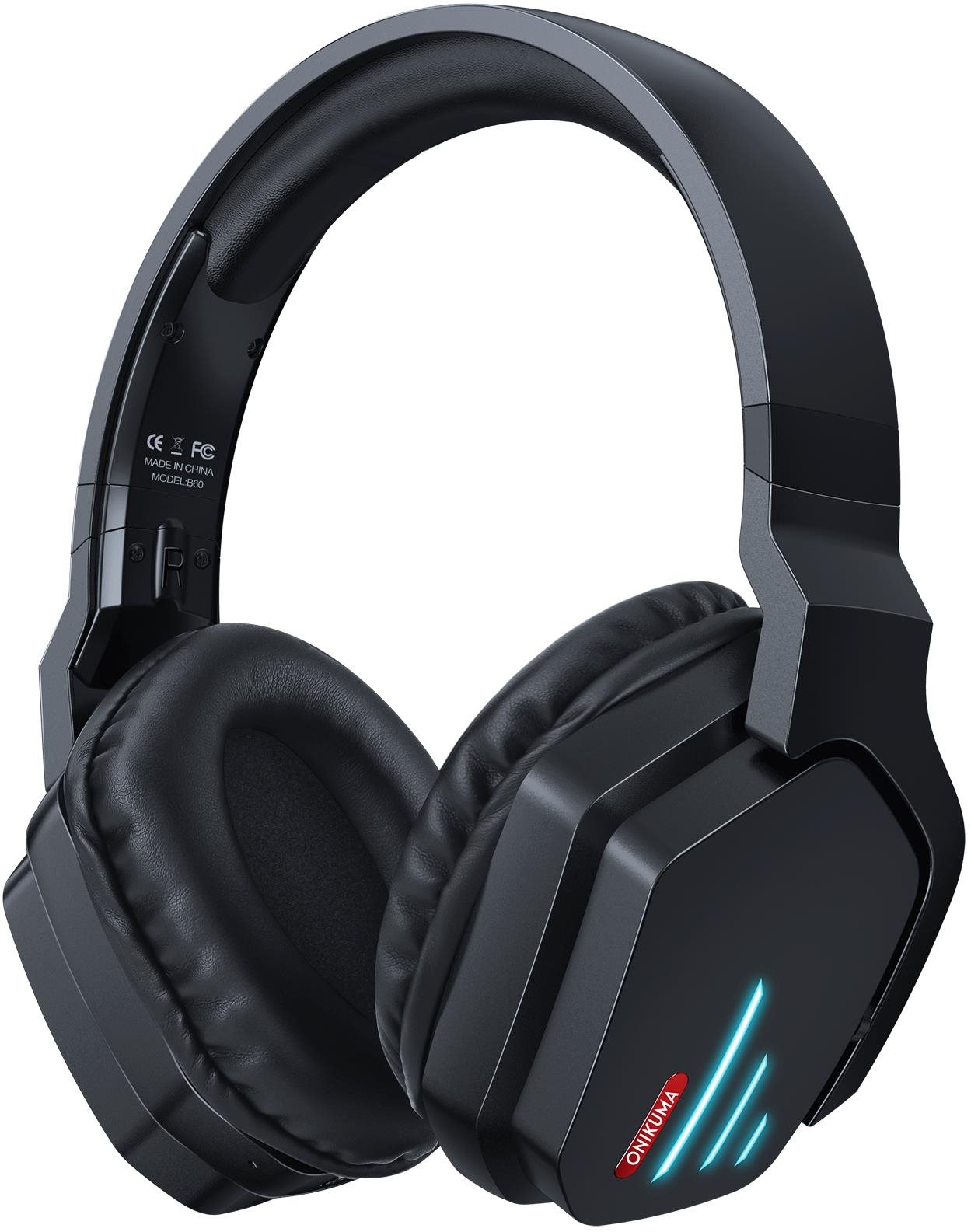 Onikuma B60 LED Wireless Bluetooth Gaming Headset Gamer fejhallgató