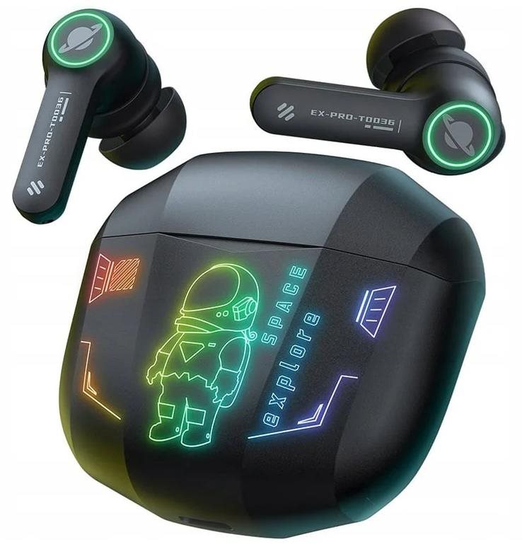 Onikuma T36 TWS RGB Gaming Earbuds Black Vezeték nélküli...
