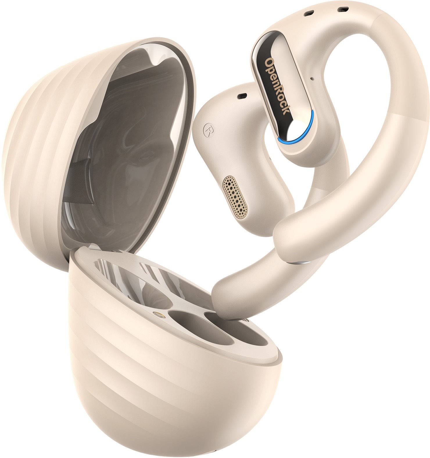 OneOdio OpenRock Pro Beige Kabellose Kopfhörer