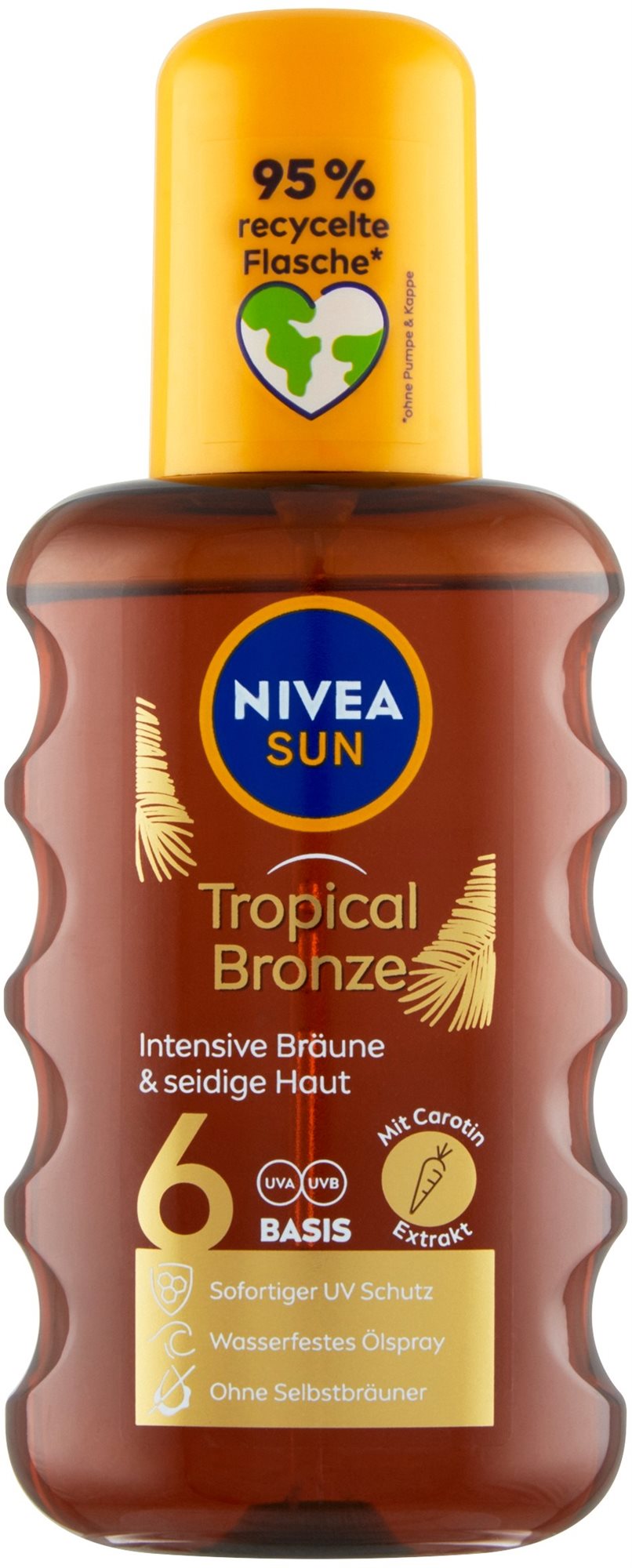 NIVEA SUN Carotene Oil SPF 6 200 ml Olej na opaľovanie
