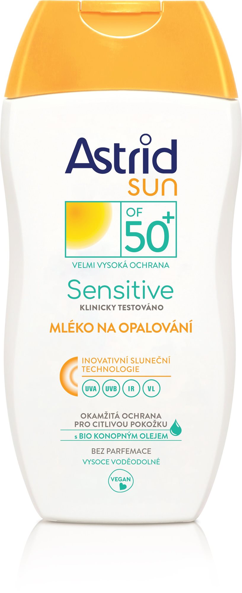 ASTRID SUN SENSITIVE Naptej OF 50+ 150 ml Naptej