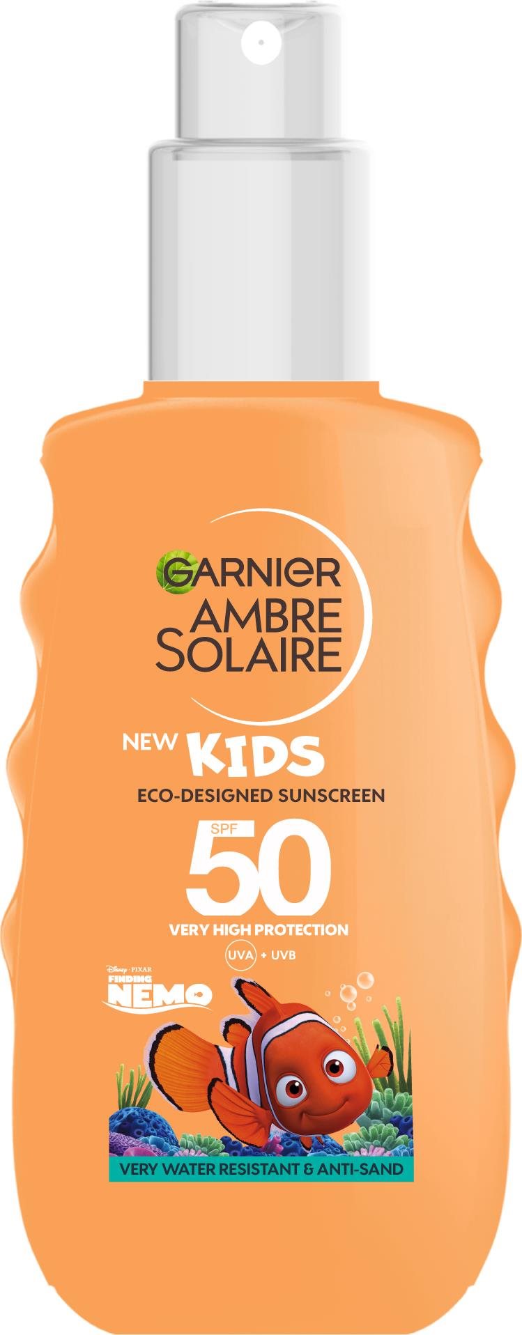 GARNIER Ambre Solaire Nemo detský ochranný sprej SPF 50+ 150 ml...