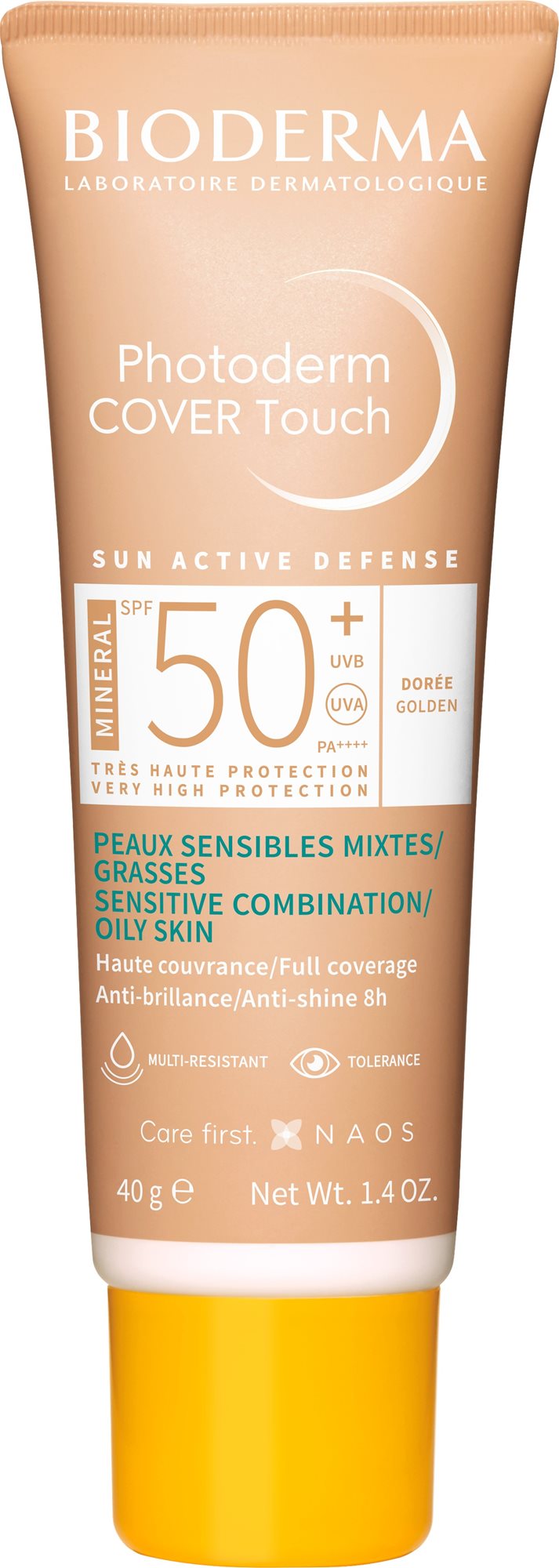 BIODERMA Photoderm COVER Touch MINERAL tmavý SPF 50+ 40 g Krém na...