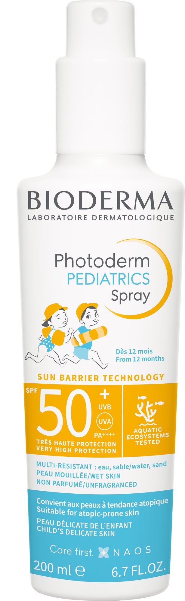 BIODERMA Photoderm Pediatrics spray SPF 50+ 200 ml Napozó spray