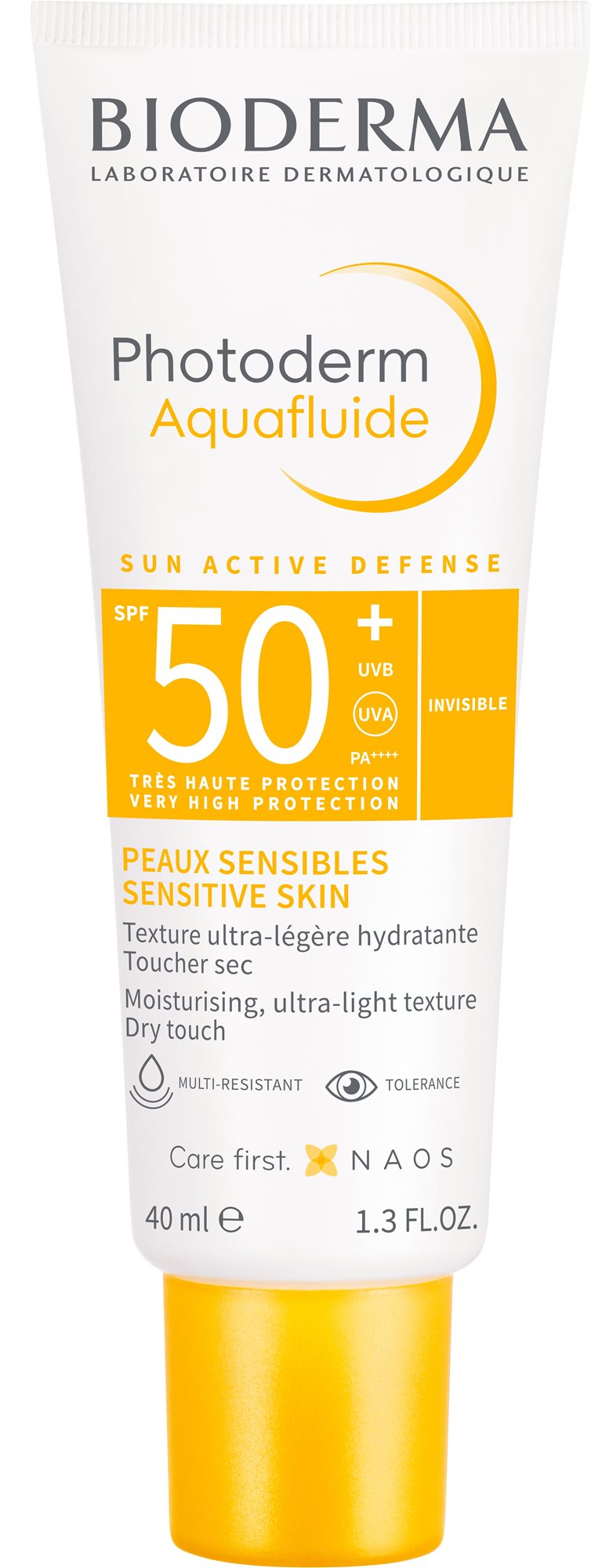 BIODERMA Photoderm Aquafluid SPF 50+ színtelen krém 40 ml Napozókrém