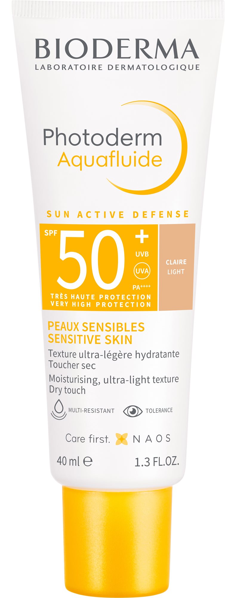 BIODERMA Photoderm Aquafluid svetlý SPF 50+ 40 ml Opaľovací krém