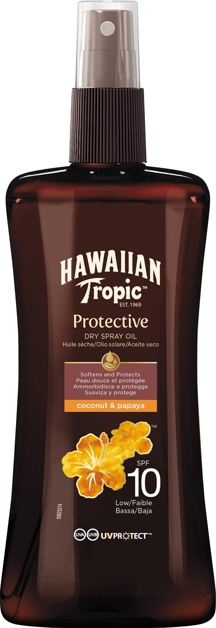 HAWAIIAN TROPIC Protective Dry Spray Oil SPF10 200 ml Olej na...
