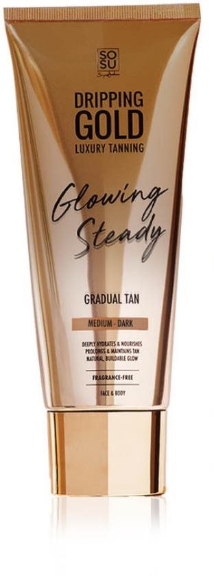 DRIPPING GOLD Glowing Steady Samoopaľovací krém Gradual Tan medium...