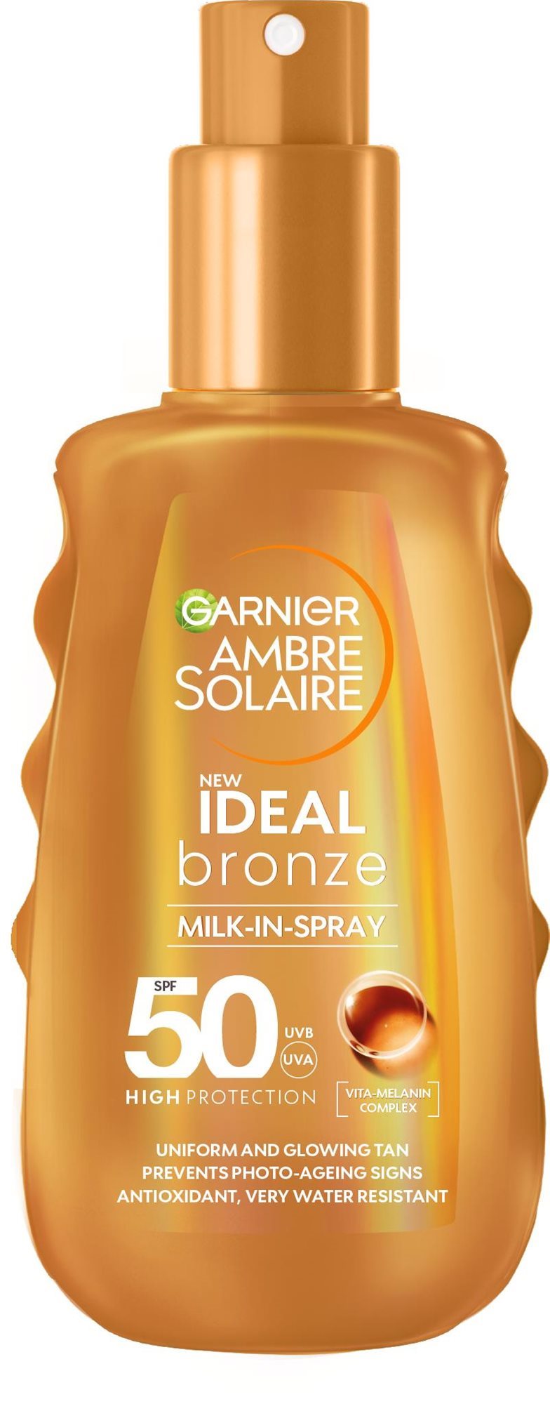 GARNIER Ambre Solaire Ideal Bronze SPF 50, spray, 150 ml Napozó spray