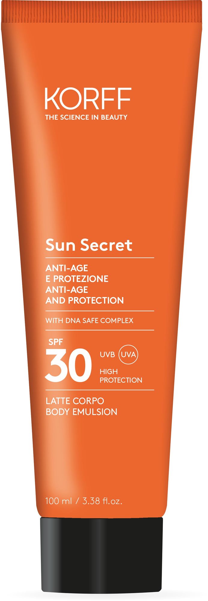 KORFF Sun Secret testápoló SPF 30 100 ml Naptej
