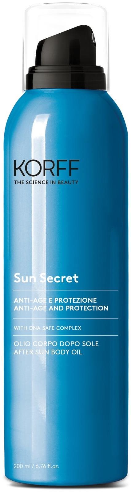 KORFF Sun Secret Aftersun Telový olej 200 ml Krém po opaľovaní
