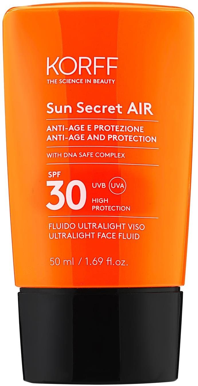 KORFF Sun Secret Ultraľahký pleťový fluid SPF 30 50 ml Opaľovací krém